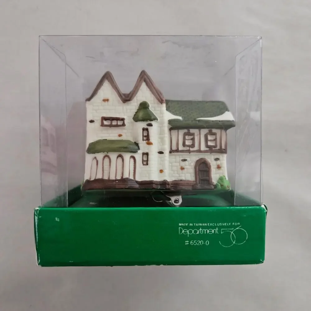 Vintage Dickens Village Department 56 Lite-Up Ornament Clip-On #6520-0 Christmas